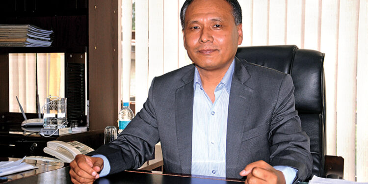 Interview with Kulman Ghising, Managing director of Nepal Electricity Authority at Ratnapark in Kathmandu on Sunday, September 25, 2016. PHOTO: Balkrishna Thapa Chhetri/THT